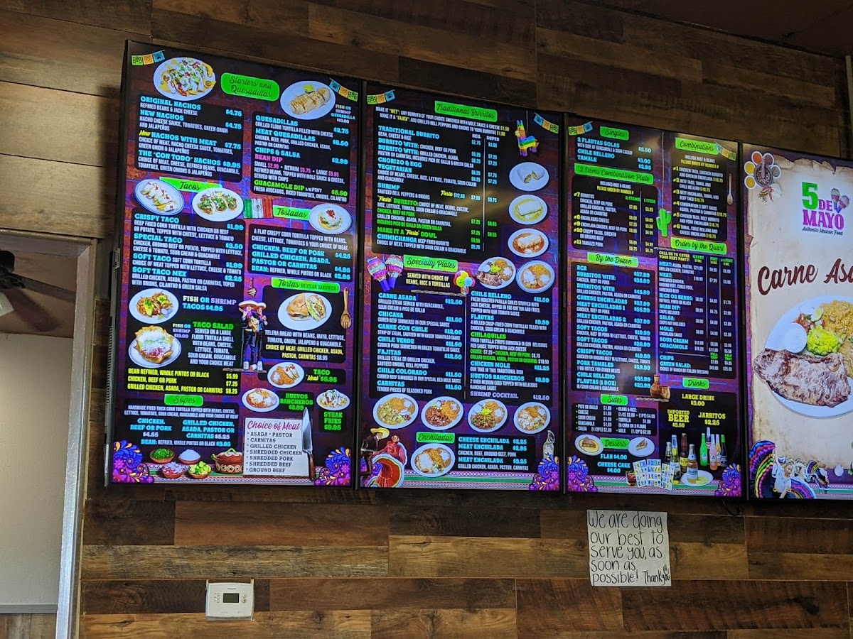 Restaurant Cinco de Mayo Menu - Image 5